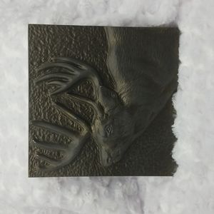 Metal Moose Wall Hanging Tile Trivet